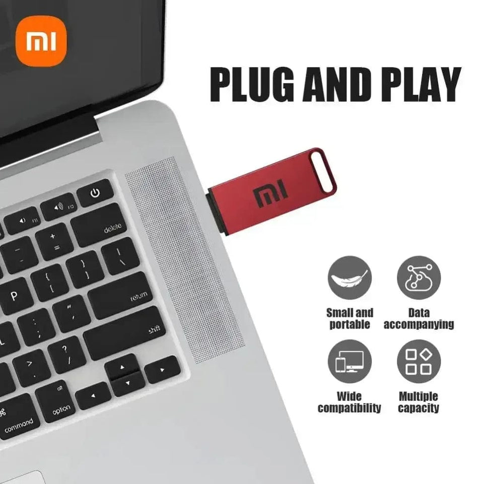 Xiaomi Original 16TB Usb 3.0 Pen Drive Memory USB Flash Drives 1TB 8TB Metal TYPE C OTG High Speed Waterproof 2TB USB