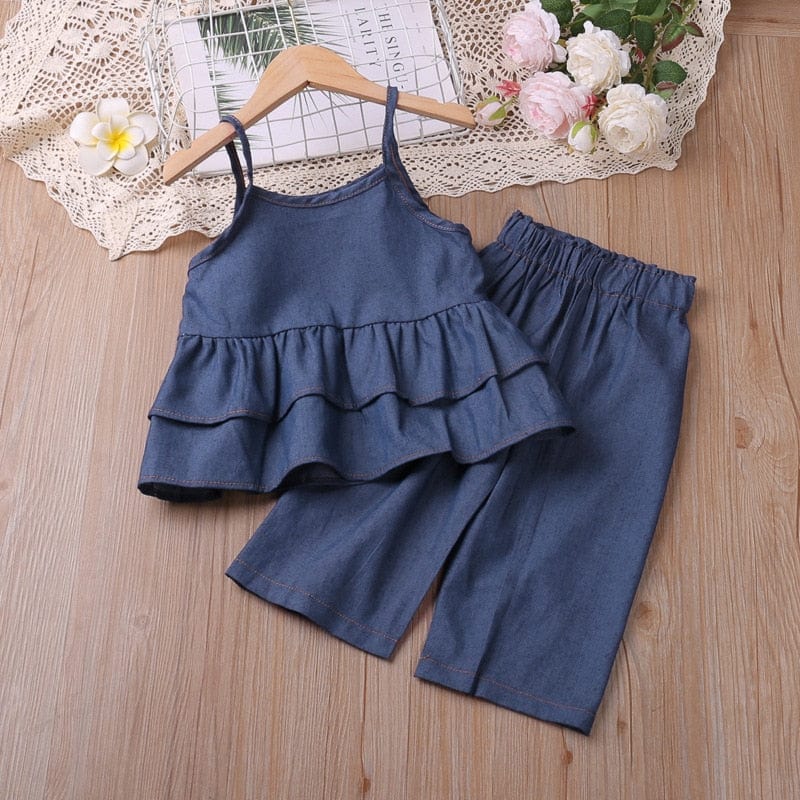 Clothes For Girls Summer Toddler Girls Clothes 2Pcs Outfits Kids Clothing For Girls Tracksuit Suit For Girls Children Clothing