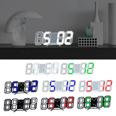 Digital Wall Clock Desk Clock Electronic Alarm Clock Modern Home Decoration Decoration for Bedroom Home Decor Interior Led Table