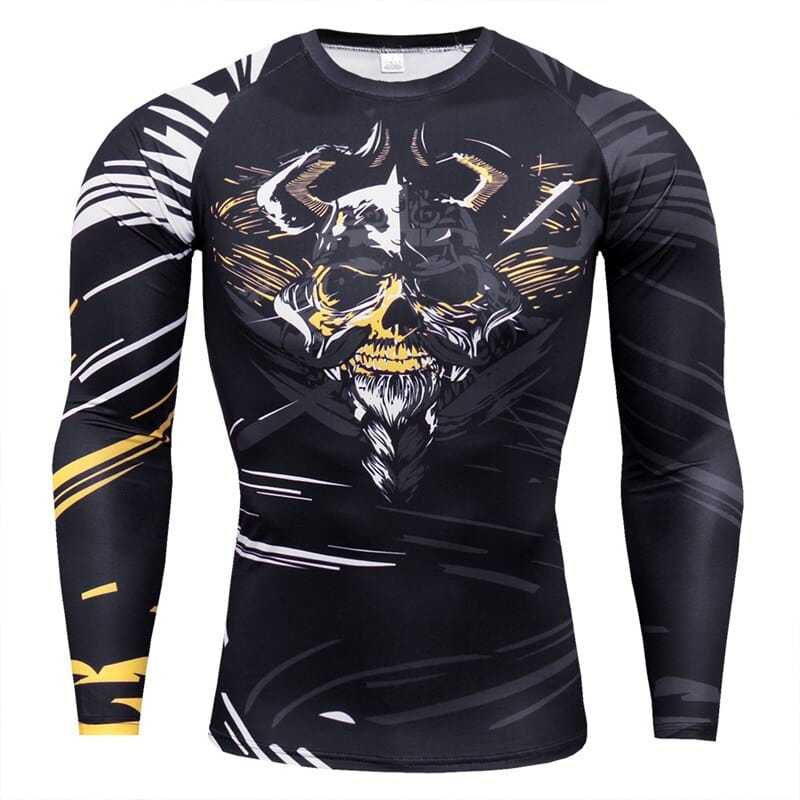 Men's Long Sleeve T-shirts Gym Clothing Sportswear Sporting Cry Fit Running Man Rashguard Men T-shirt Sport Compression T Shirt