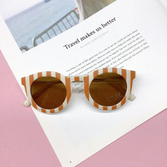 2023 New Fashion Children's Sunglasses Infant's Retro Solid Color Ultraviolet-proof Round Convenience Glasses Eyeglass For Kids