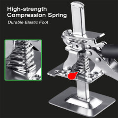 Labor Saving Arm Board Jack Cabinet Lifter Height Locator Adjusting Lifter Multifunctional Anti-Slip Hand Lifting Tool