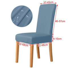 3 Sizes Waterproof Fabric Chair Cover Stretch Seat Chair Covers For Hotel Party Banquet Wedding Bar Chair Slipcovers Home Decor