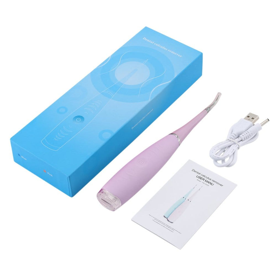 Electric Sonic Dental Scaler Tooth Calculus Remover Tooth Stains Tartar Tool Dentist Whiten Teeth Whitening Health Hygiene white