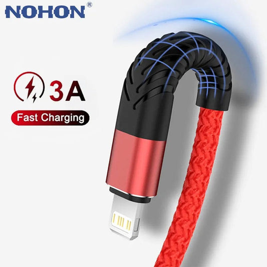 USB Cable For iPhone 11 12 13 14 Pro X XS Max 6 7 8 Plus SE Apple iPad Fast Charge Cord Origin Mobile Phone Charger Data Wire 3m