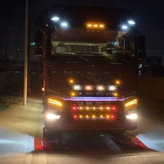 12/24V LED Side Marker Lights For Trailer Trucks Cars Waterproof Oval Side Clearance Warning Light Red Orange Lamp Led