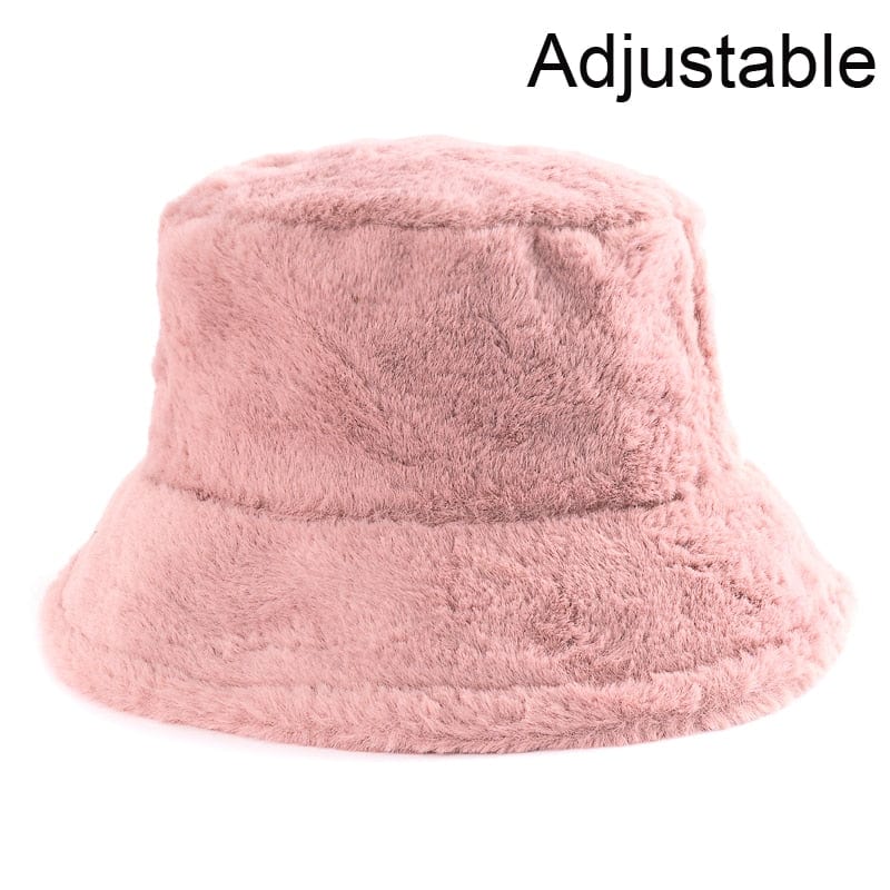 Winter Cow Leopard Faux Fur Fluffy Bucket Hats Women Outdoor Warm Sun Hat Soft Velvet Furry Fisherman Cap Girl Fashion Panama