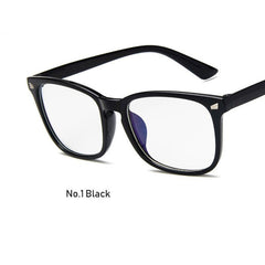 Vintage Anti Blue Light Eyeglasses Frame Women Men Square Spectacles Glasses Computer Gaming Rays Blocing Clear Lens Rivet Sexy