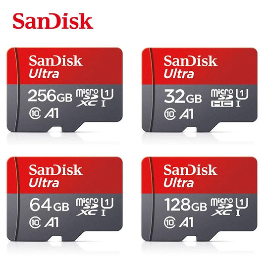 Sandisk Ultra micro sd 128GB 32GB 64GB 256GB 512GB A1 Micro SD Card SD TF Flash Card Memory Card Class 10 for Phone