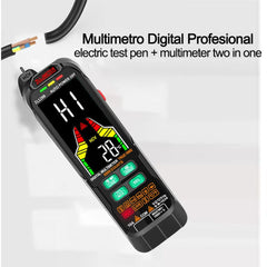 Smart Multimeter Digital USB Charge Professional AC DC Current Voltage Detector Pen Capacitance Temp Auto Range Tester Multimeter