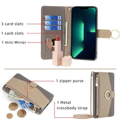 Case for IPhone 14 13  12 11 XR XS Max  X-XS Pro Plus 6-6S 7-8-SE3 With Mirrors Chain Card Holder Cover