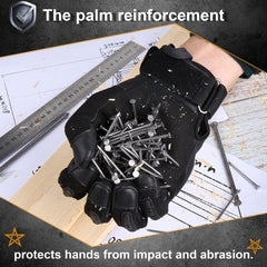 Touch Screen Tactical Gloves PU Leather Army Military Combat Airsoft Sports Cycling Paintball Hunting Full Finger Glove Men