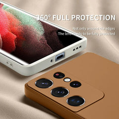 Silicone Cover For Samsung Galaxy S22 S21 S23 Ultra S20 S10 Plus FE A73 A72 S23 A53 A52 A54 A33 A32 4G 5G Phone Case