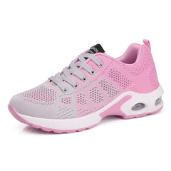 Fashion Lace Up Women Running Shoes Lightweight Sneakers Breathable Outdoor Sports Fitness Shoes Comfort Air Cushion