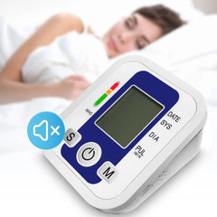 Arm Blood Pressure Monitor BP Equipment Automatic Professional Medical Portable Tonometer Digital Tensiometer Heart Rate Monitor