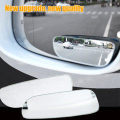 Car Blind Spot Mirrors Car Safety Driving 2pcs HD Frameless Reversing Wide-angle Rear Mirror Rearview Auxiliary Parking