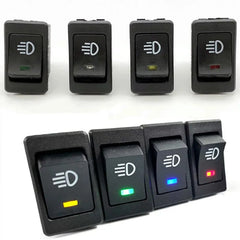 Rocker Switch,ON-OFF,4Pin,2 Position,Electrical Equipment With Lighting Power,35A Indicator Light 12V DC