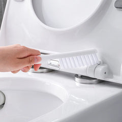 Toilet Brush with Holder Long Handled Silicone Toilet Brush Soft Bristles WC Cleaning Brush Bathroom Accessories