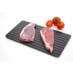 Aluminium Alloy Rapid Defrosting Tray Quick Thawing Cold Steak Fish Fruit Meat Food Defrosting Board Household Kitchen Tools