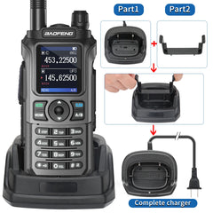 Two Way Radio UV-21 Pro V2 Wireless Copy Frequency Tri Band Powerful Waterproof Long Range UV-5R 22Pro S22 Type-C