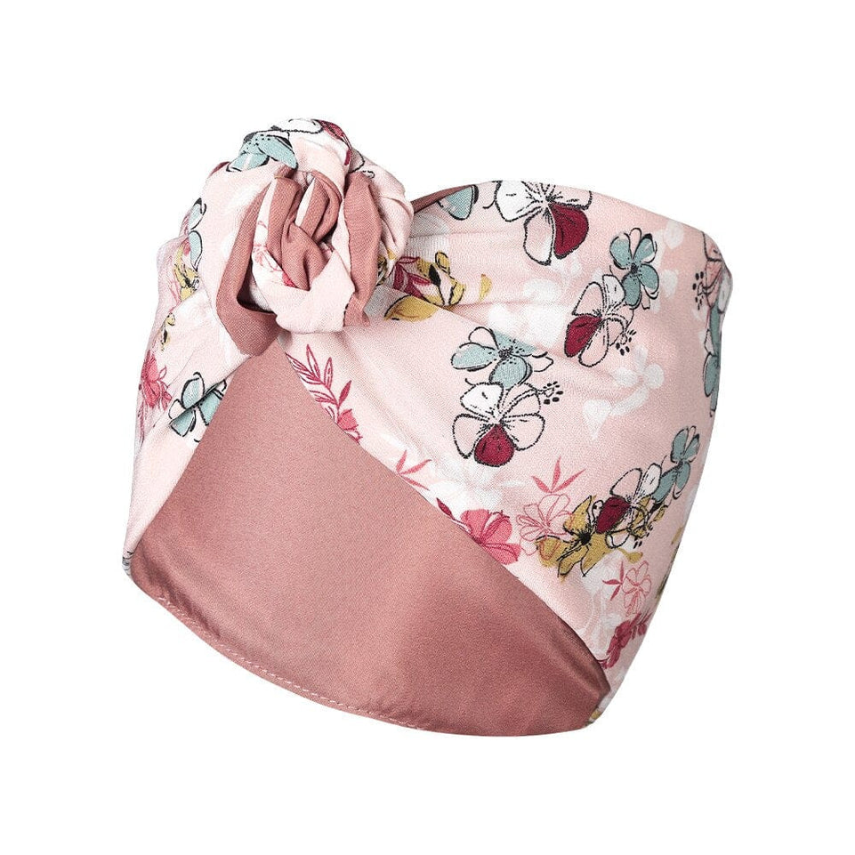 MOLANS New Floral Printing Elastic Bandana Wire Headband Knotted Fashion Tie Scarf Hairband Headdress for Women Hair Accessories