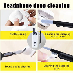 Computer Keyboard Cleaner Brush Screen cleaning Spray Bottle Set Earphones Cleaning Pen Cleaning Tools Keycap Puller