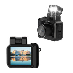 Y4000 HD 1080P Mini Keychain Camera With Flash Lamp Battery Dock Portable Video Recorder DV With Screen Kids Campus Retro Camera