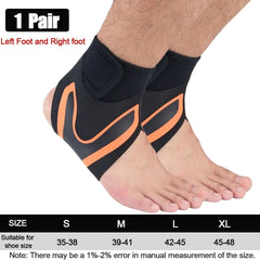 GOBYGO  Sport Ankle Support Elastic High Protect Sports Ankle Equipment Safety Running Basketball Ankle Brace Support