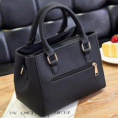 Leather Ladies HandBags Women Vintage Purse Plush Tassel Messenger Bags Tote Boston Shoulder Crossbody Bag