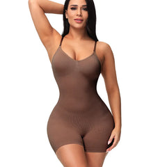 Open Crotch Bodysuit Shape wear Jumpsuit Body Shaper Compress Tummy Control Shapers Spandex Elastic Shape Seamless Smooth