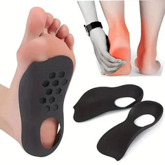 1 Pair Orthotic Insoles For Flat Feet O-Shaped Legs And Plantar Fasciitis - Unisex Arch Support Shoe Inserts