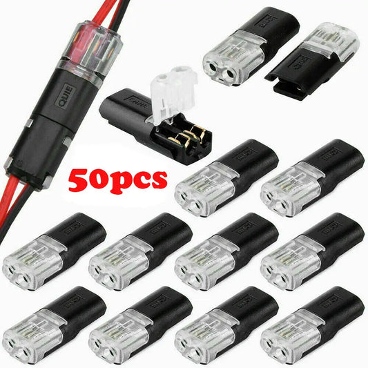 Electrical Connector 2 Pin Way Plug Car Waterproof  Wire Cable Automotive 1/5/10/20/30/50 pieces/set