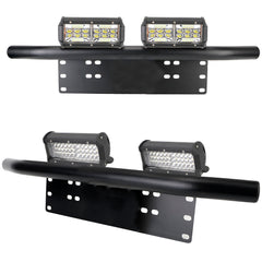 Led Light Bar Bracket License Plate Off Road LED Light Bar Frame Holder Log Light Mount Bracket Universal SUV