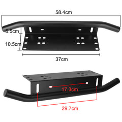 Led Light Bar Bracket License Plate Off Road LED Light Bar Frame Holder Log Light Mount Bracket Universal SUV