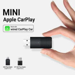 Car Play Wireless Adapter New RGB Mini Car play AI Box for Apple  Car OEM Wired CarPlay To Wireless Smart USB Dongle Plug and Play