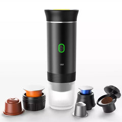 Universal Capsule Coffee Machine Wireless Electric Portable Espresso for Car & Home Camping Powder Travel Coffee Maker