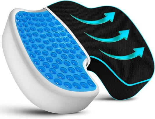 Coccyx Seat Cushion Memory Foam U-Shaped Pillow for Chair Cushion Pad Car Office for Tailbone Pain Massage Pillow