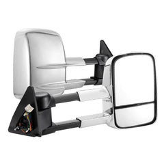 SAN HIMA Towing Side Rearview Mirror Extendable Towing Mirrors for Nissan Patrol GU Y61 1997- 2016