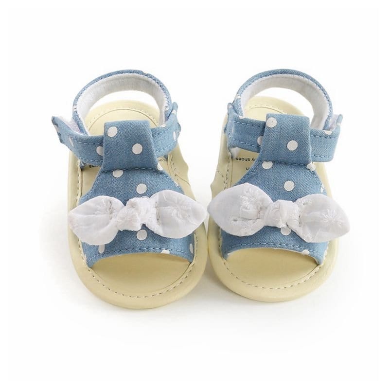 0-18M Fashion Newborn Baby Girls Sandals Princess Shoes Infant Bowknot Toddler Summer Sandals PU Non-slip Shoes - Wowza