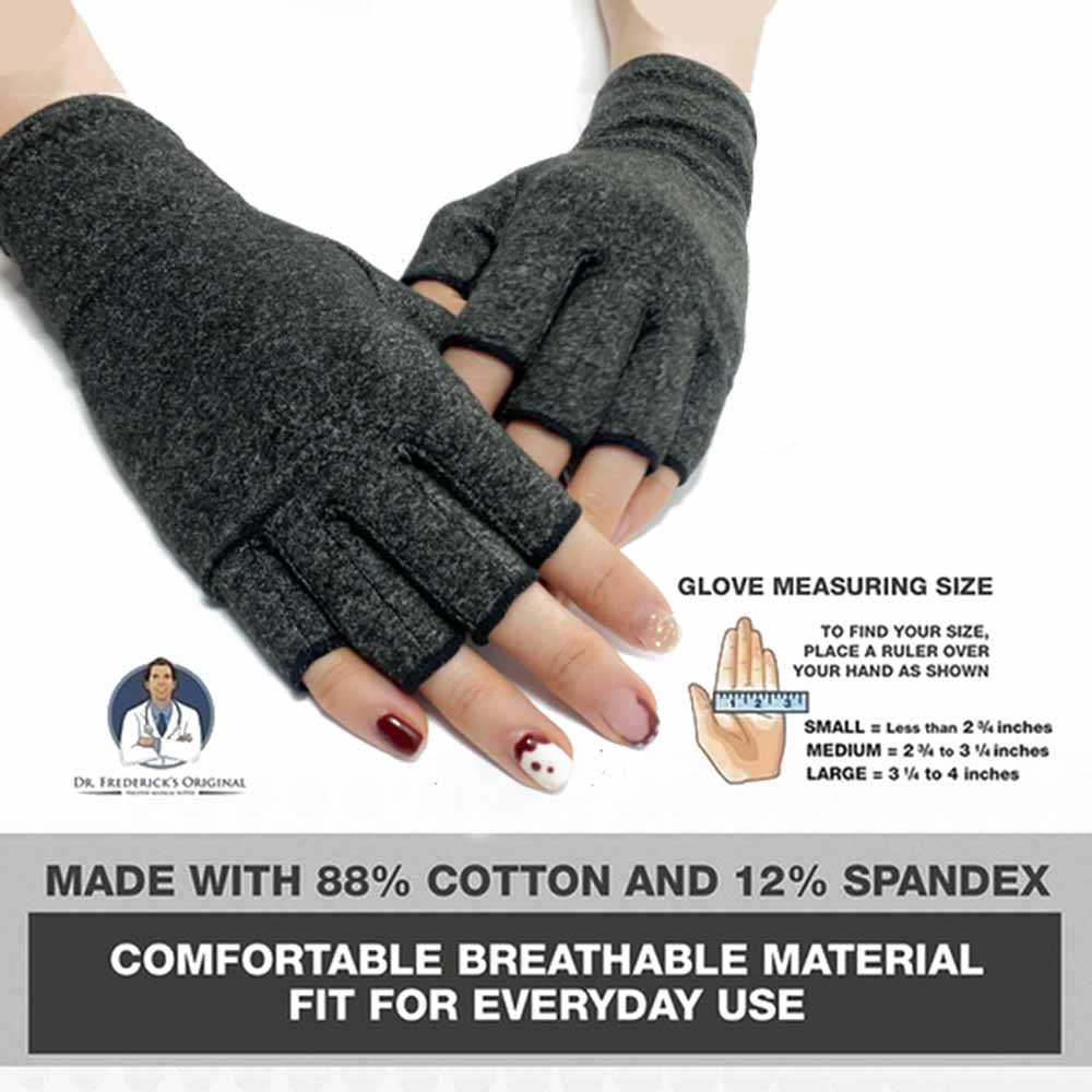 1 Pairs Arthritis Gloves Touch Screen Gloves Anti Arthritis Therapy Compression Gloves and Ache Pain Joint Relief Winter Warm - Wowza