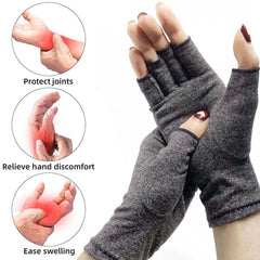 1 Pairs Arthritis Gloves Touch Screen Gloves Anti Arthritis Therapy Compression Gloves and Ache Pain Joint Relief Winter Warm - Wowza