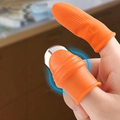 1 Set Silicone Finger Protector With Blade For Fruits Vegetable Thumb Knife Finger Guard Kitchen Gadgets Kitchen Accessories - Wowza