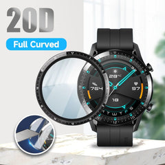 Soft Fibre Glass Protective Film Cover For Huawei Watch 3 Pro GT 2 GT3 Honor Magic 2 46mm GT2e Screen Protector GT2 Pro Case