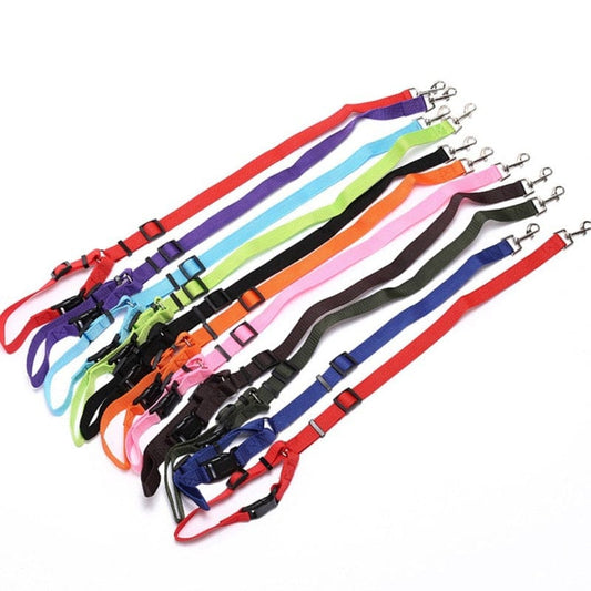 Pet Car Seat Belt Dog Seat Belt Dog Leash Traction Belts Cushioning Elastic Safety Rope Outdoor Traction Rope Dog Products - Wowza