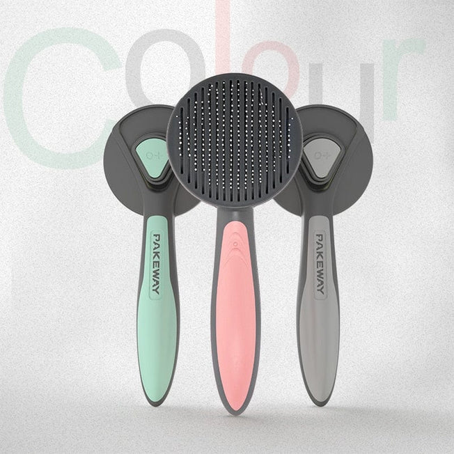 Pet Cat Hair Shedding Comb Button 256 Needle Massage Combs Dog Hair Remover Pet Dog Cat Brush Grooming Tool Furmins Pet Supplies