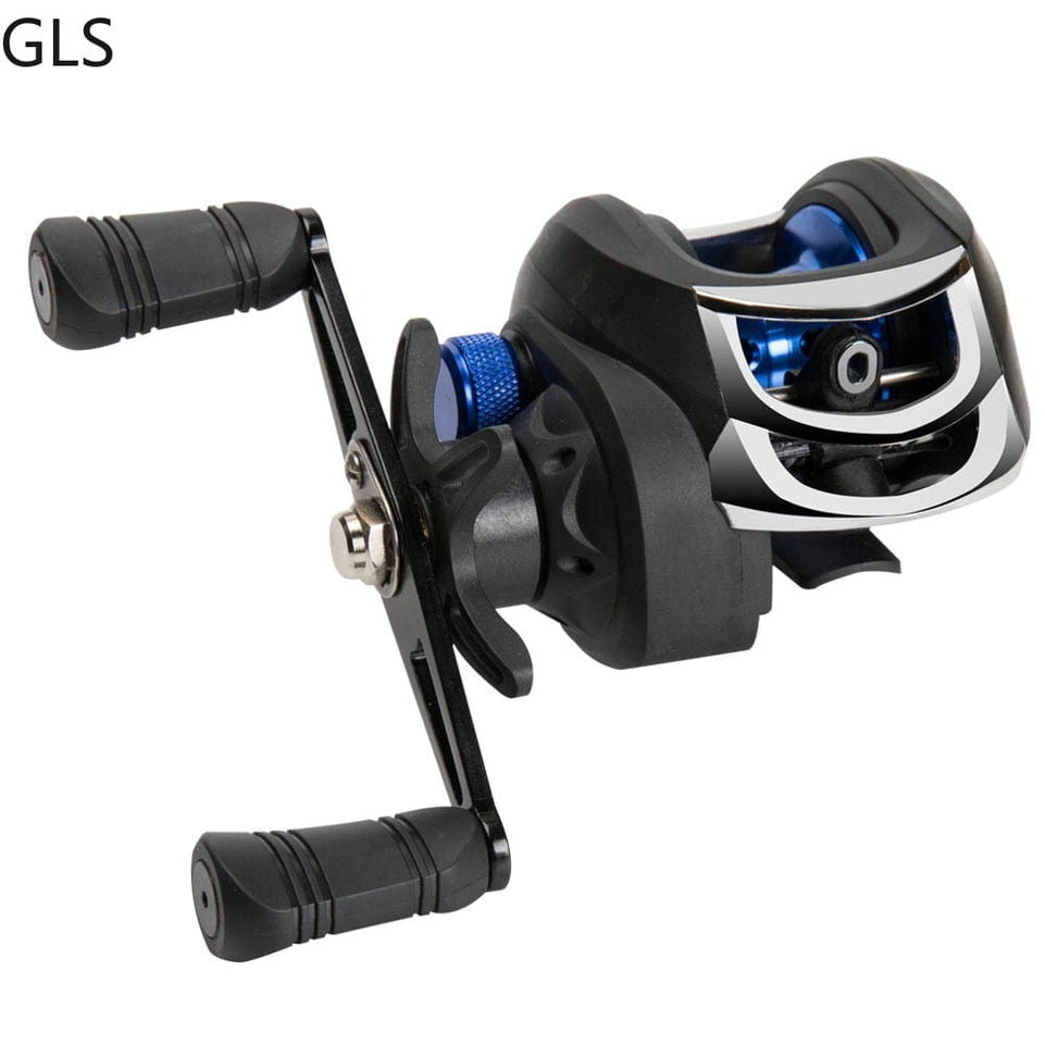 GLS Metal winding ring Series Baitcasting Reel 7.2:1 Ultra-Light 8KG MAX Drag Power Casting Fishing Right Left Hand Fishing Reel