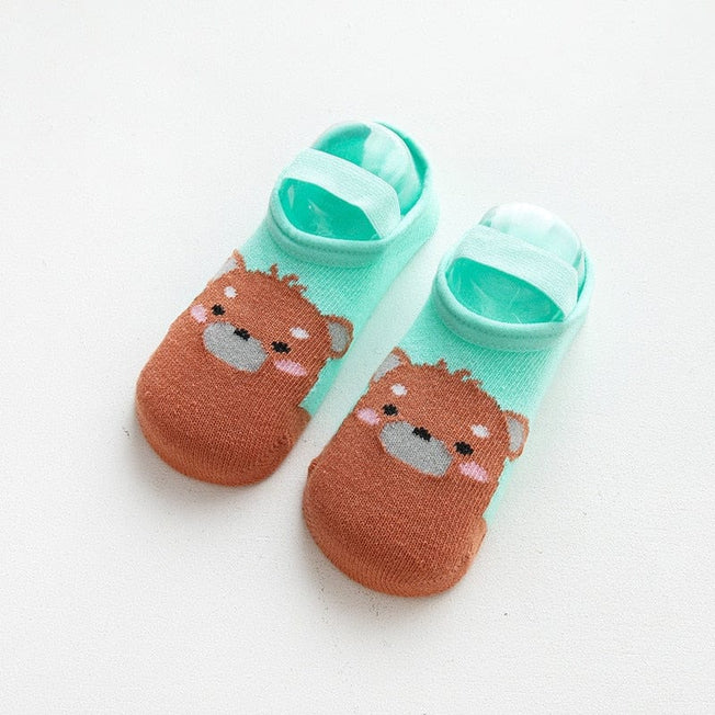 Newborn Baby Boy Girl Socks Cartoon Spring Autumn Anti Slip Socks for Girls Casual Cotton Floor Kids Clothes