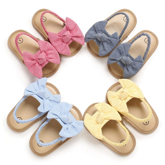 Summer Infant Baby Girls Sandals Cute Toddler Shoes Big Bow Princess Casual Single Shoes Baby Girls Shoes