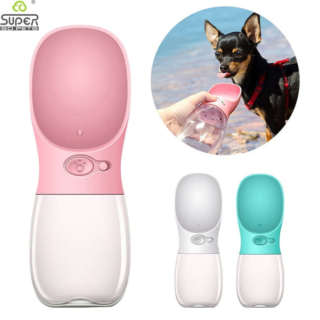 350/550ML Portable Pet Dog Water Bottle For Small Large Dogs Travel Puppy Cat Drinking Bowl Bulldog Water Dispenser Feeder - Wowza