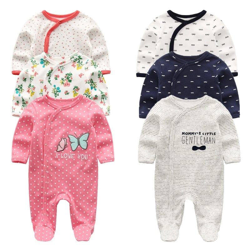 Baby Girl Clothes Long Sleeve 1/2/3PCS Spring and Autumn Clothing Sets Cotton Baby Boy Clothes Newborn Overalls Roupa de bebe